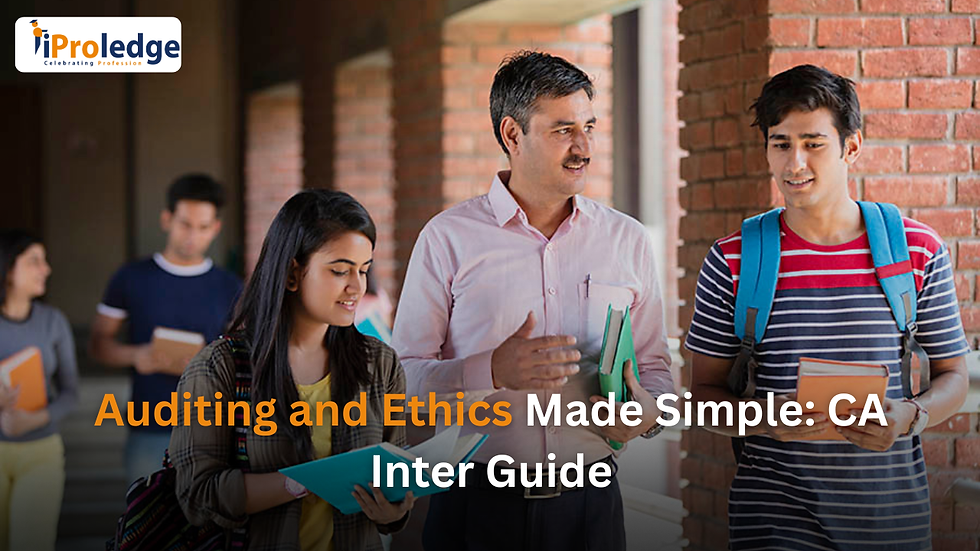 Auditing and Ethics Made Simple: CA Inter Guide