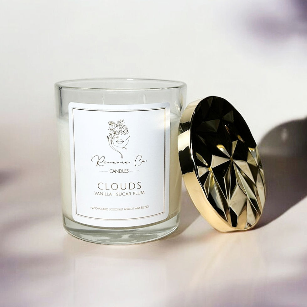Clouds | 8 oz. Non-Toxic, Paraffin Free Candle