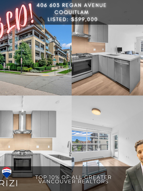 Sold: 406-603 Regan Avenue | Burquitlam Condo 🏙️