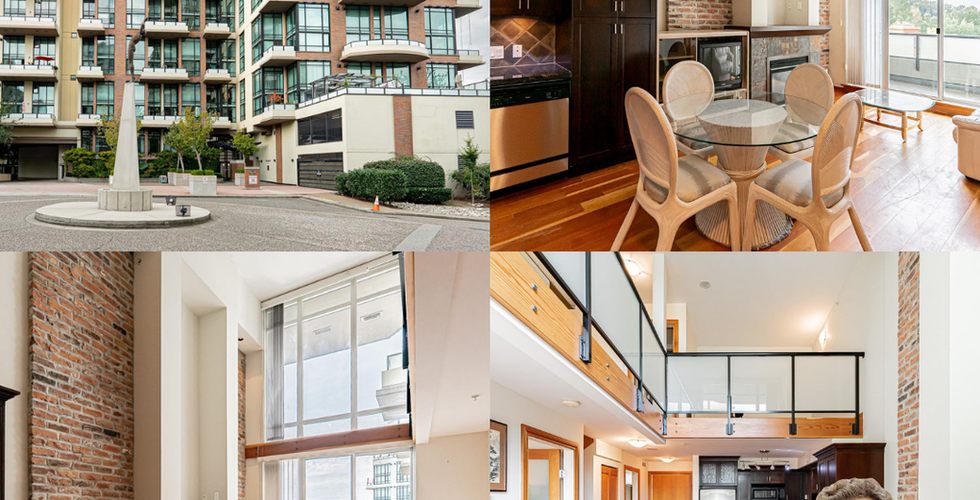 Modern 2 bedroom loft sold at 412-10 Renaissance Square Murano Lofts by Sam Tabrizi.