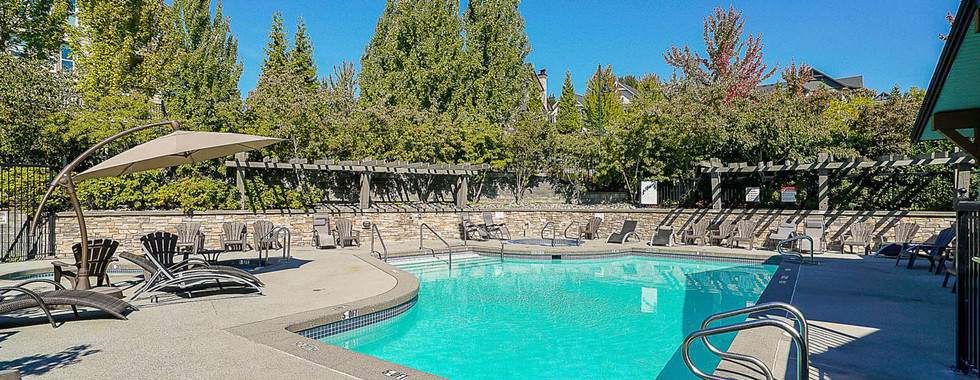 Luxury Timbers Club resident clubhouse outdoor pool at Dayanee Springs