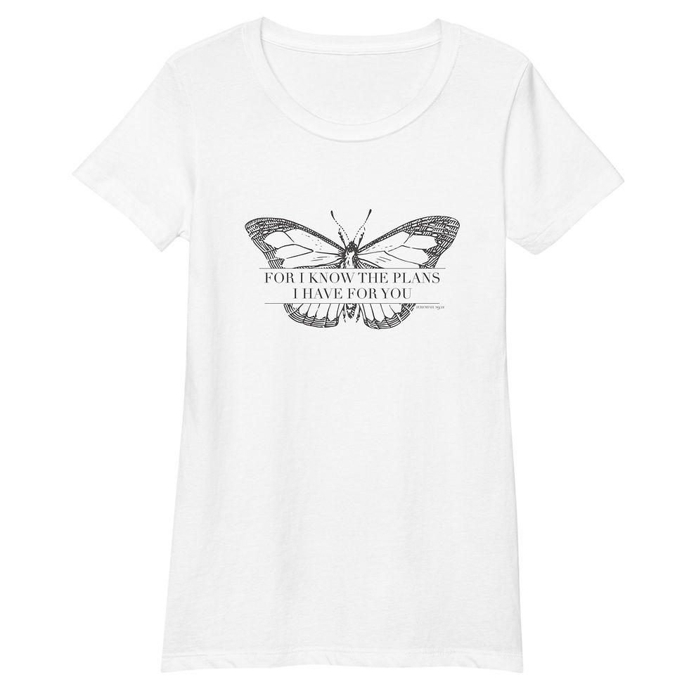 Thumbnail: Jeremiah 29:11 Women’s fitted t-shirt
