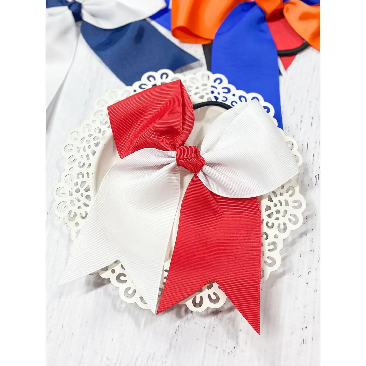 School Spirit Cheer Bows - Pony O