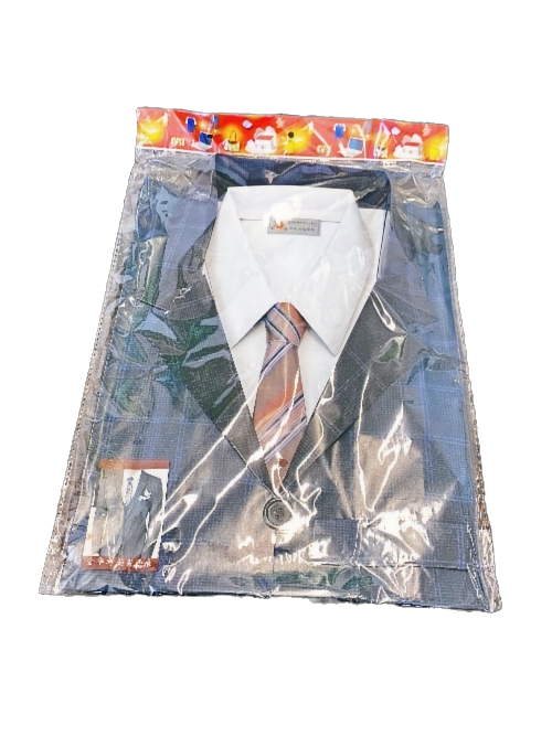 Men Suit in Plastic Joss Paper