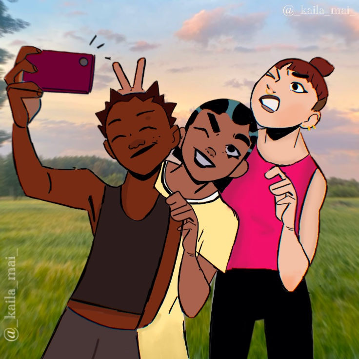 Murni, Angel, and Ruby