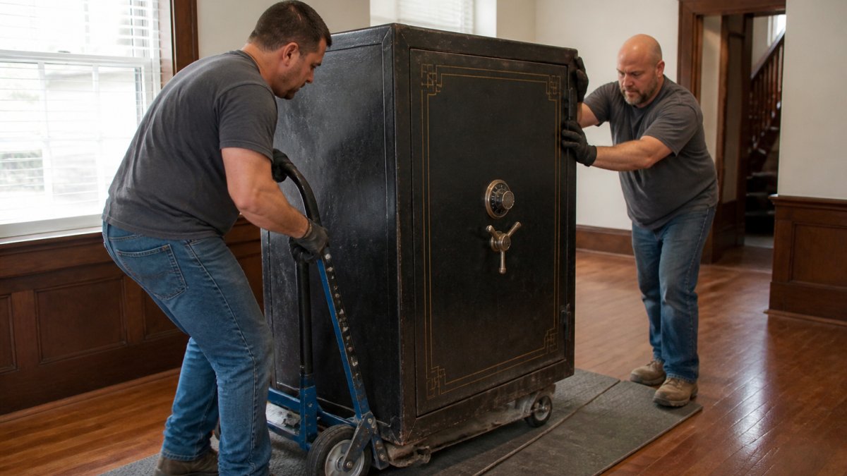 How Do You Safely Move a Heavy Antique Safe?