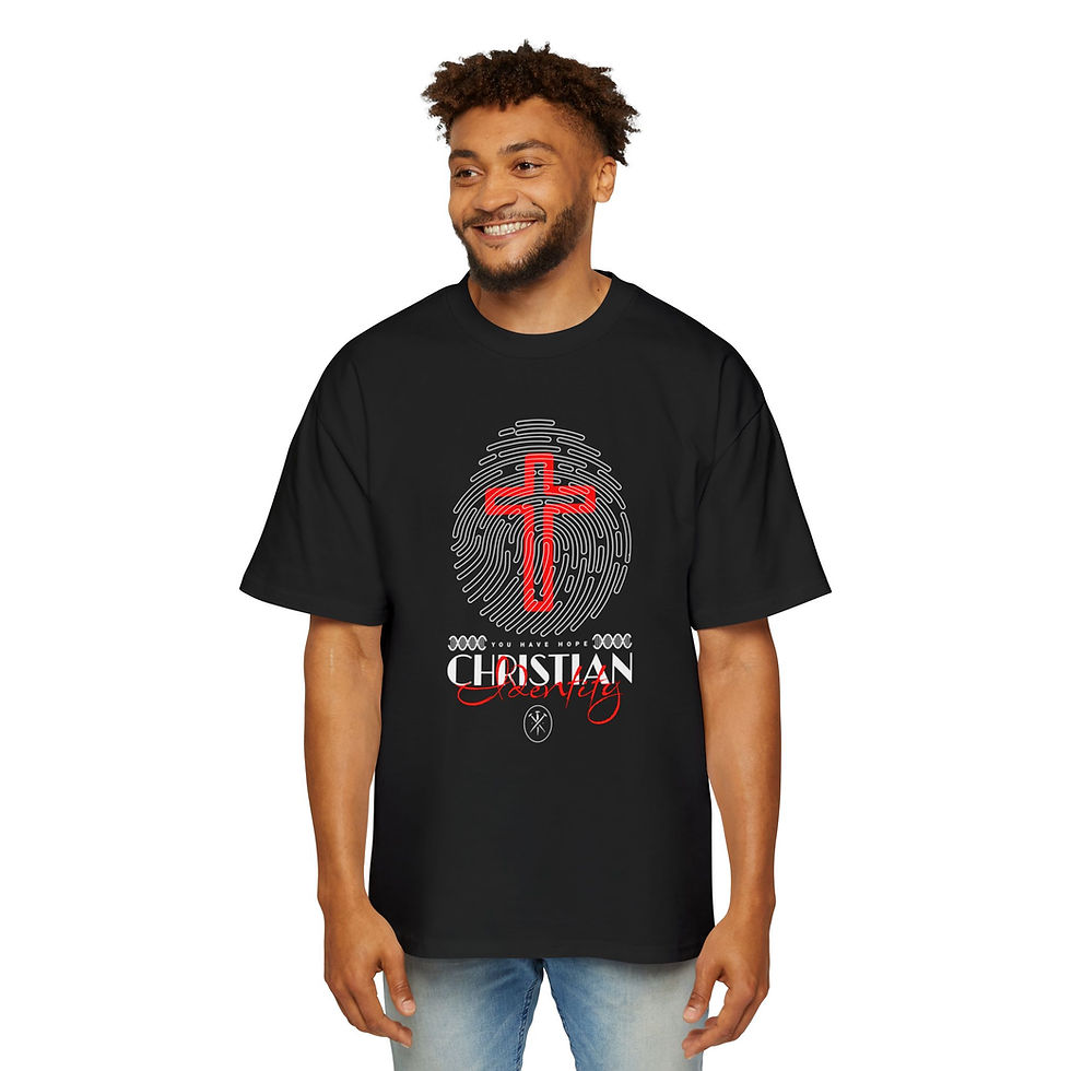 Thumbnail: Men's Oversized Boxy Tee - Christian Identity