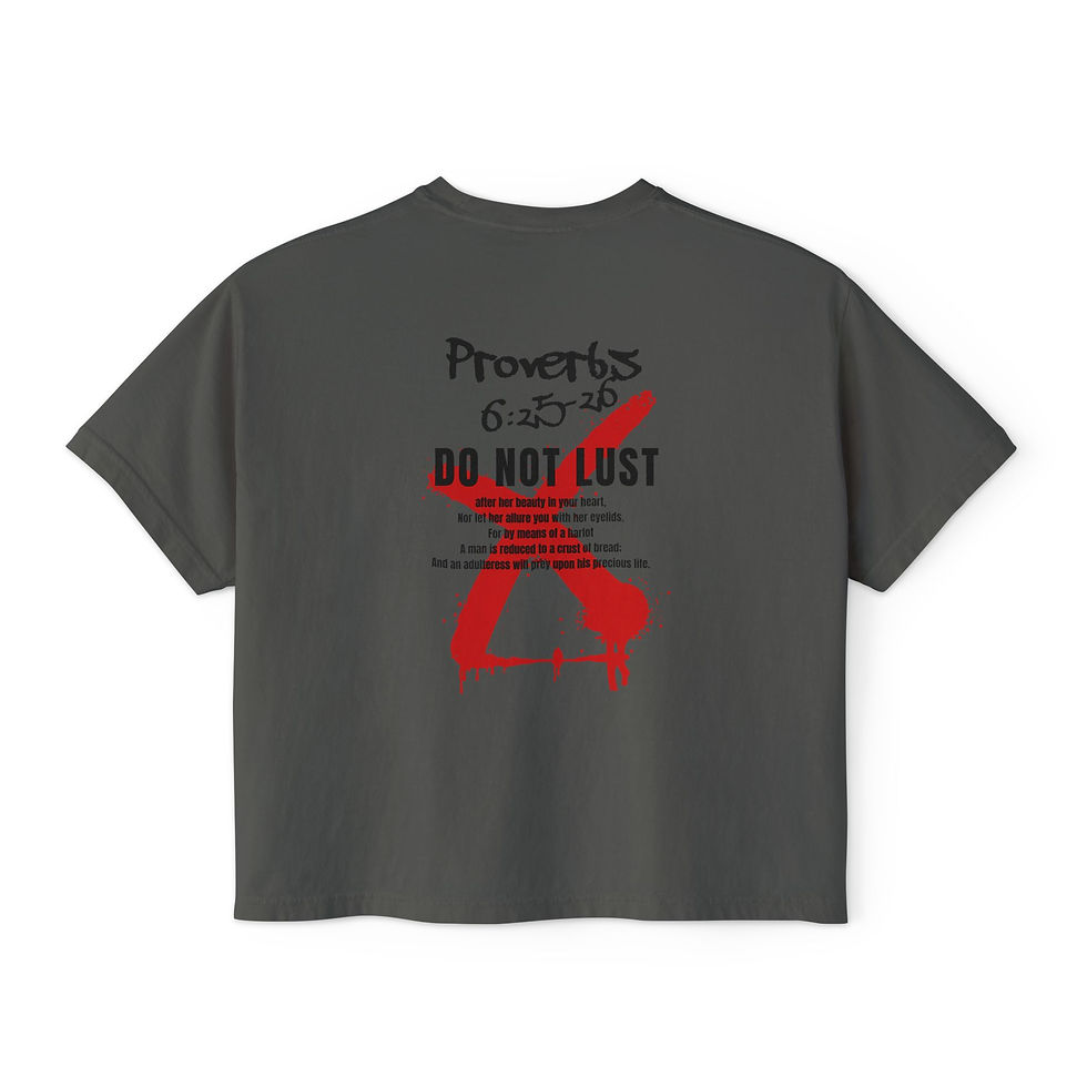 Thumbnail: Women's Boxy Tee - Do Not Lust