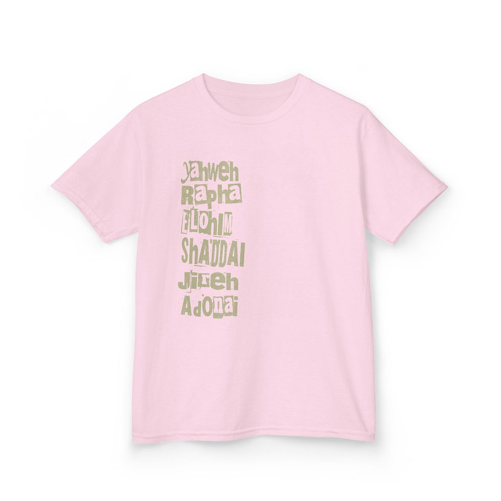 Thumbnail: Kids Heavy Cotton Tee - Praying the Names of God