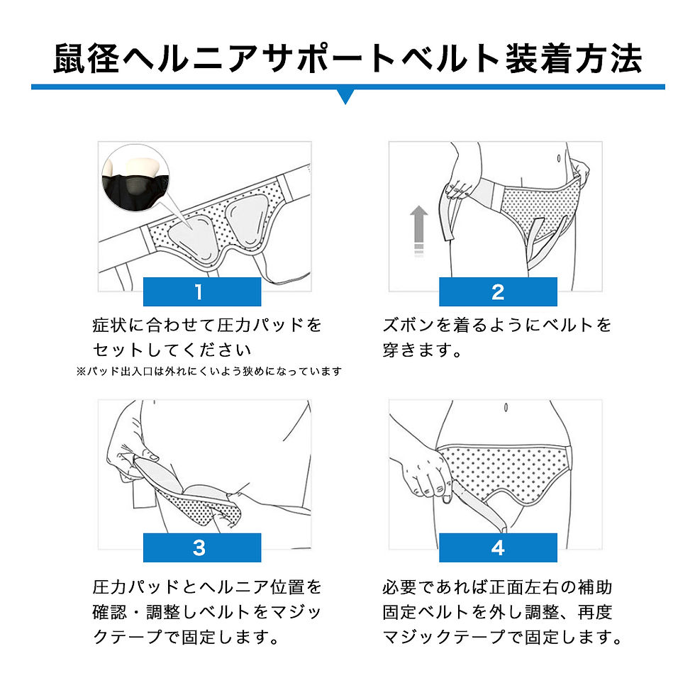 サムネイル： 鼠径 ヘルニアベルト