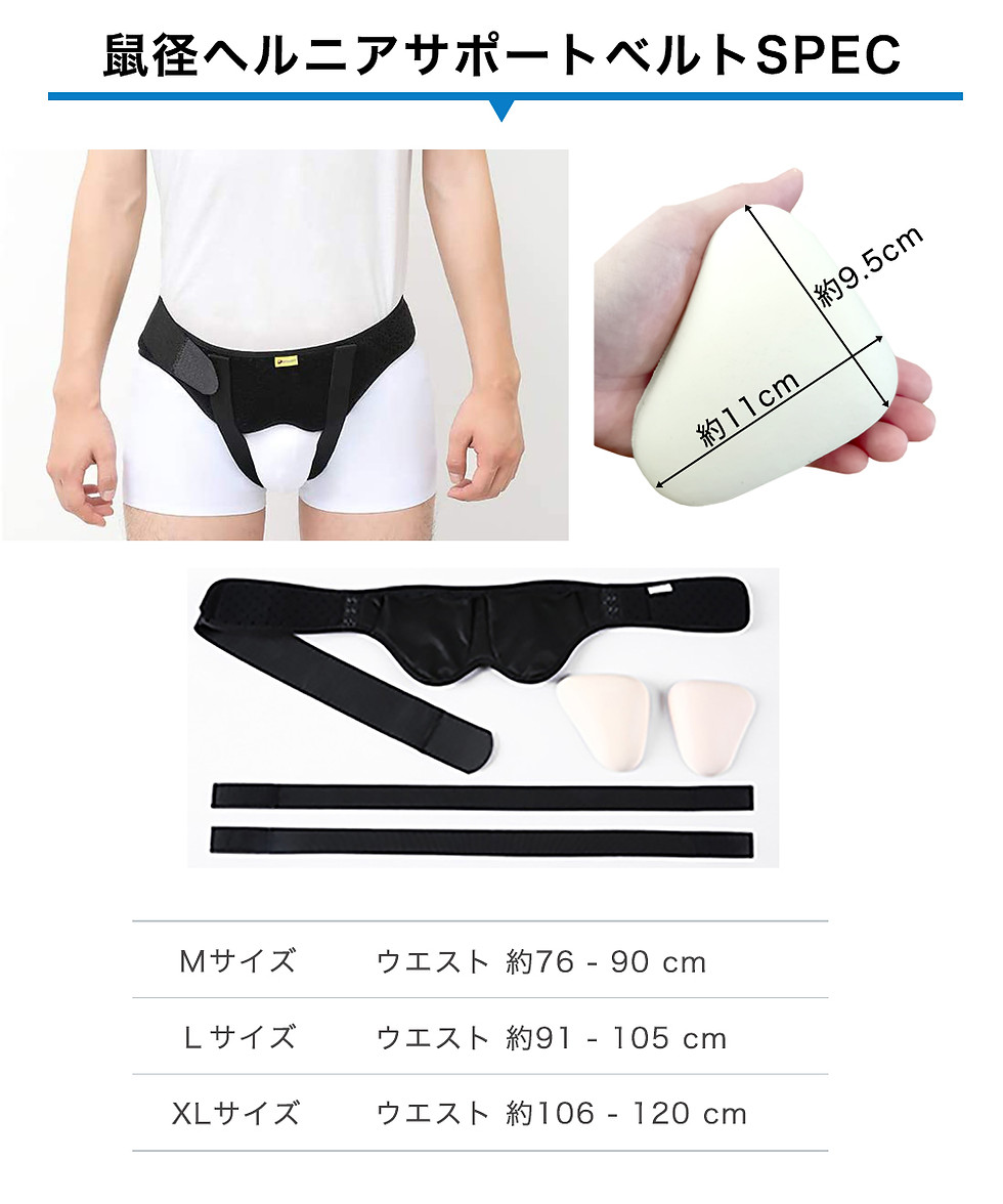 サムネイル： 鼠径 ヘルニアベルト