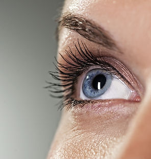 Blaues Auge als Symbol für EMDR bei Phobie, Trauer, Psychosomatik, Trauma, Allergien, Sucht, Schmerz, Zahnarztangst