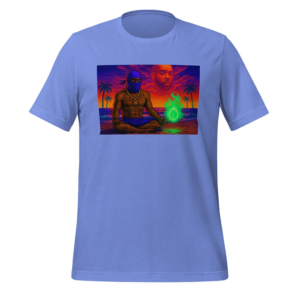 Thumbnail: J-COOL “Full Time Trappin – Meditation at Sunset” Unisex Tee
