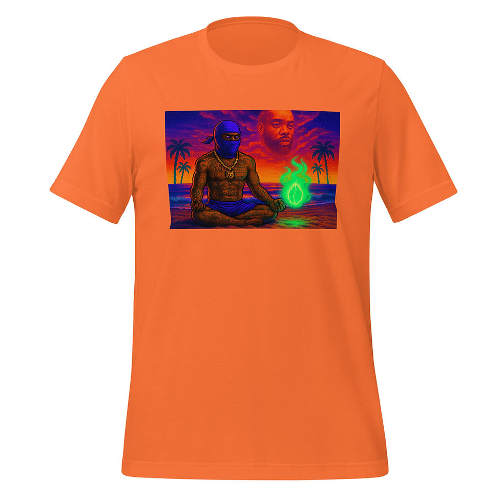 Thumbnail: J-COOL “Full Time Trappin – Meditation at Sunset” Unisex Tee