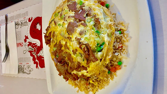 Beef with Scrambled Egg over Rice