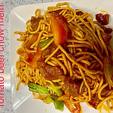 Tomato Beef Chow Mein