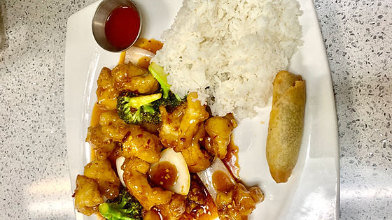 Hot & Sour Fried Sliced Squid (Szechuan Style) (Lunch)
