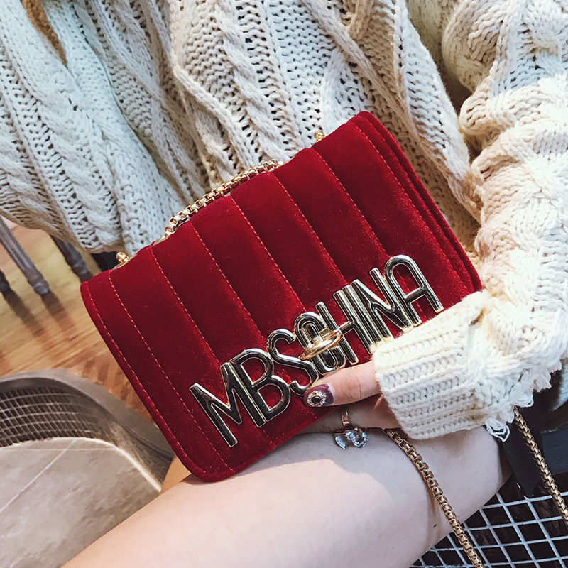 Thumbnail: Luxe Noir Chain Crossbody Bag
