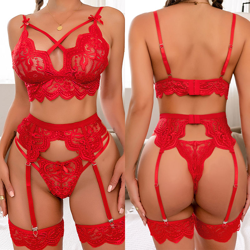 Thumbnail: Scarlet Romance Lace Set