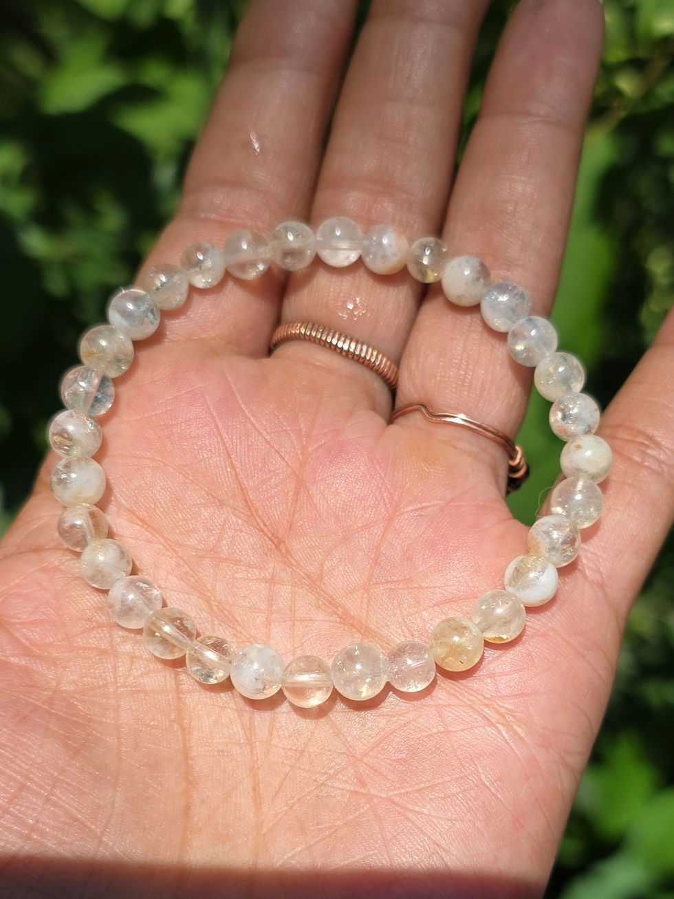 Thumbnail: 6mm Stretchy bracelet (size large)8/9"
