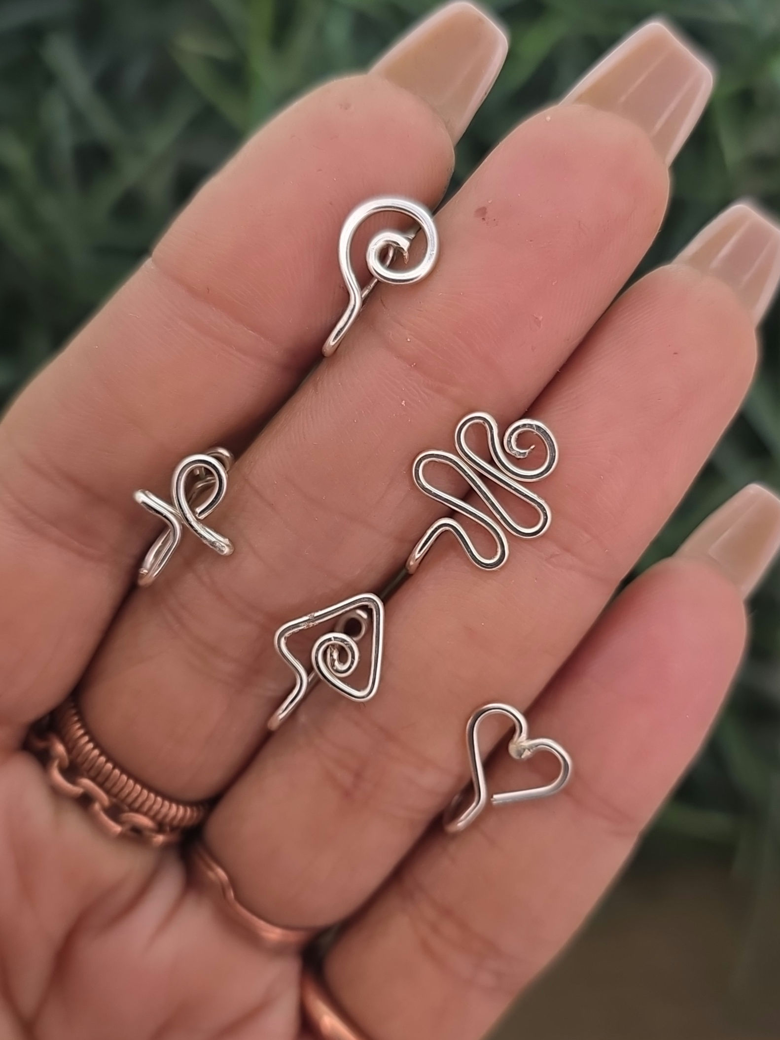 Silver plated tarnish free NOSE CUFF