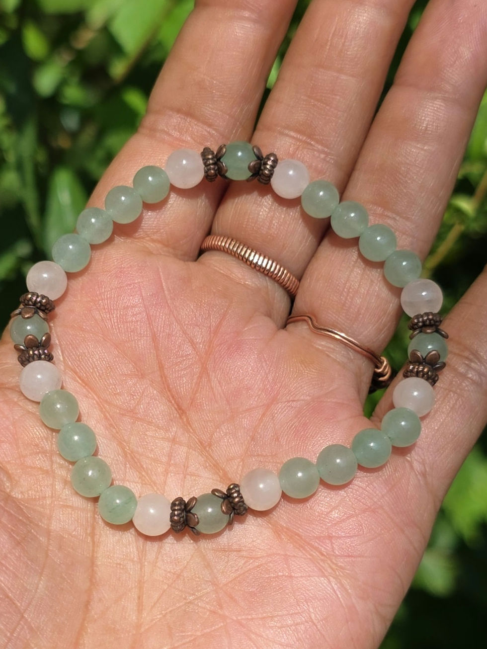 Thumbnail: 6mm Stretchy bracelet (size large)8/9"