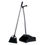 Thumbnail: Black Lobby Broom and Dust Pan