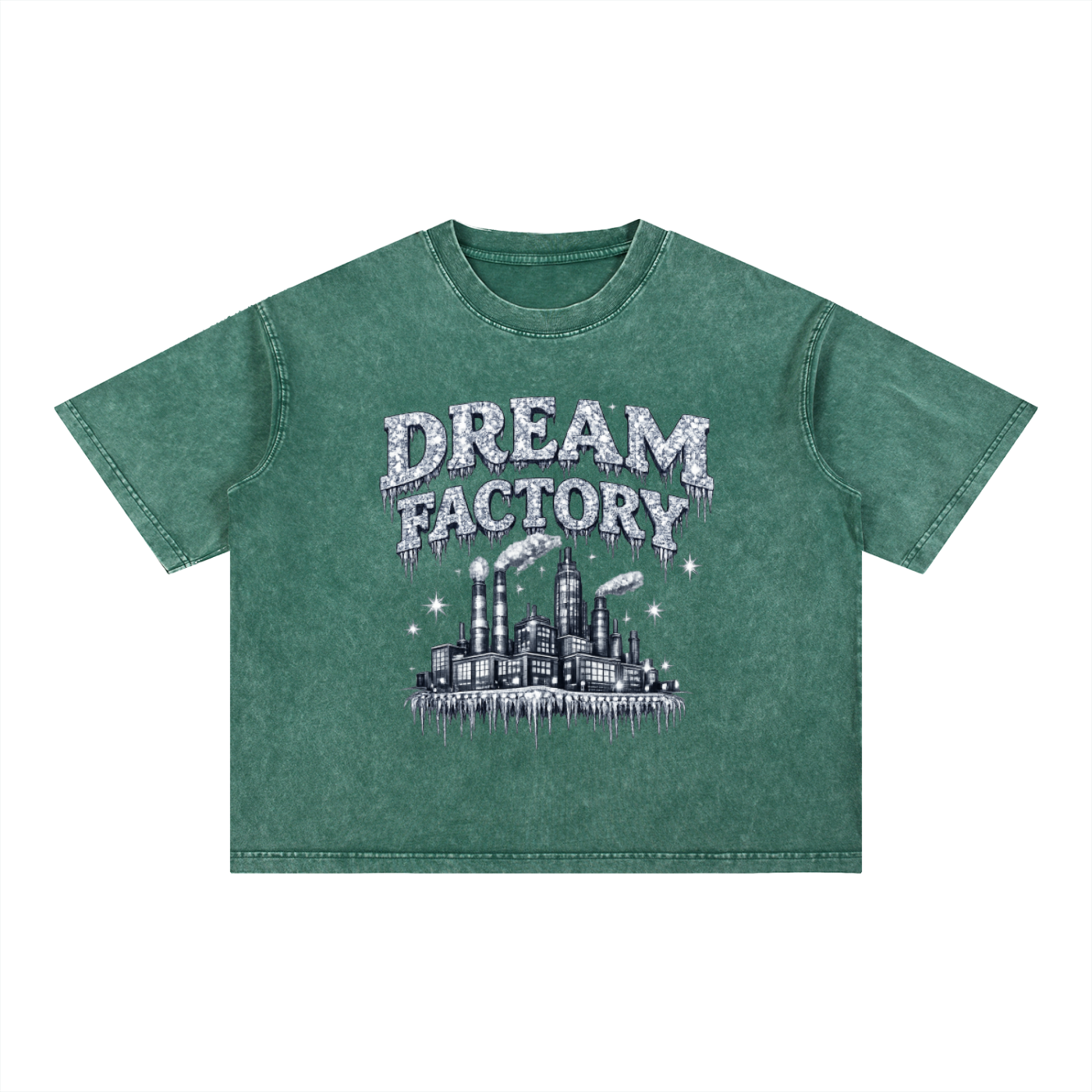 Mineral Wash Boxy Cotton T-Shirt