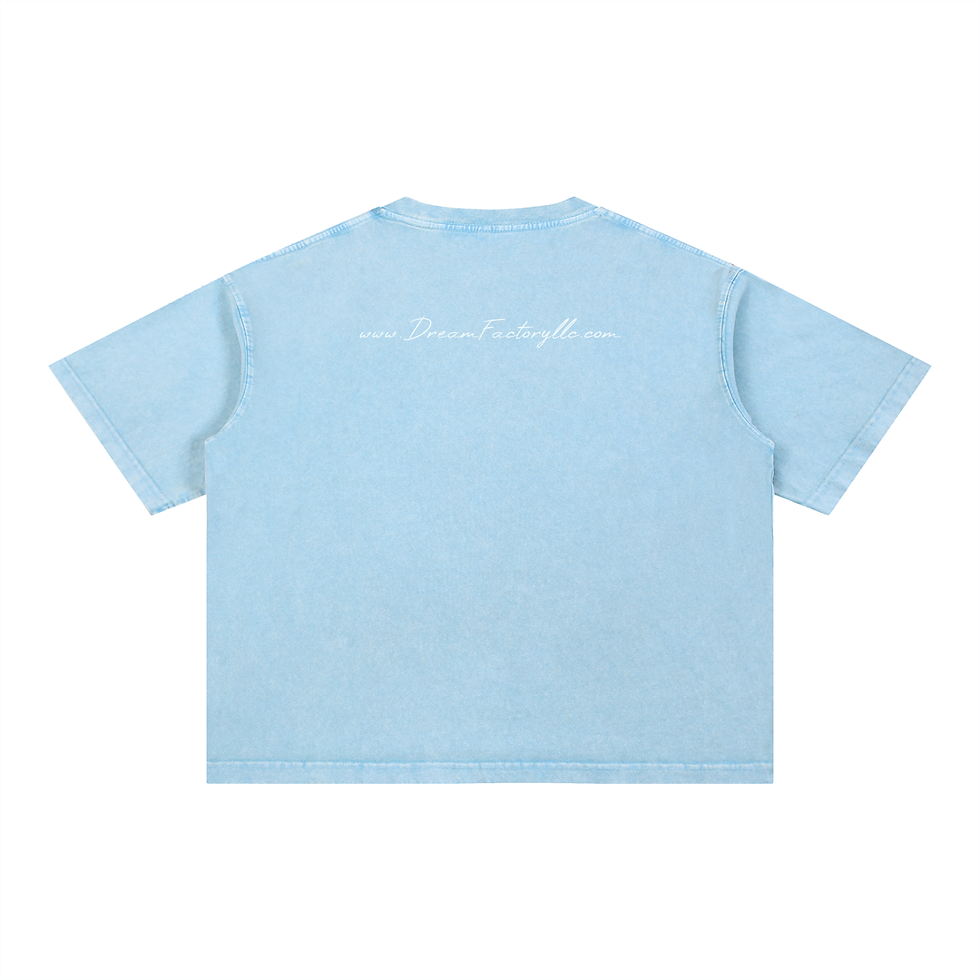Thumbnail: Mineral Wash Boxy Cotton T-Shirt