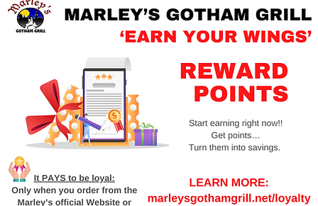 Marleys Gotham Grill - Loyalty Points