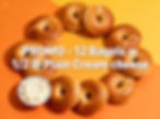 BSCW - PROMO - 12 Bagels w 1/2 lb Plain CC