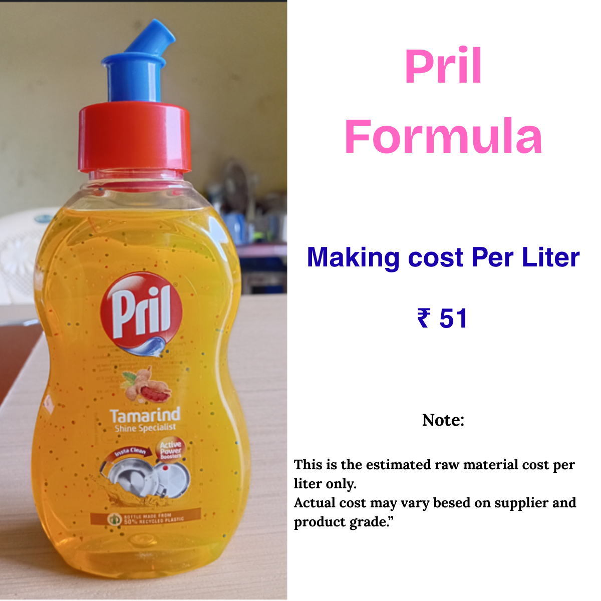 Dish Wash Gel – (Premium Quality) (Pril Equal)