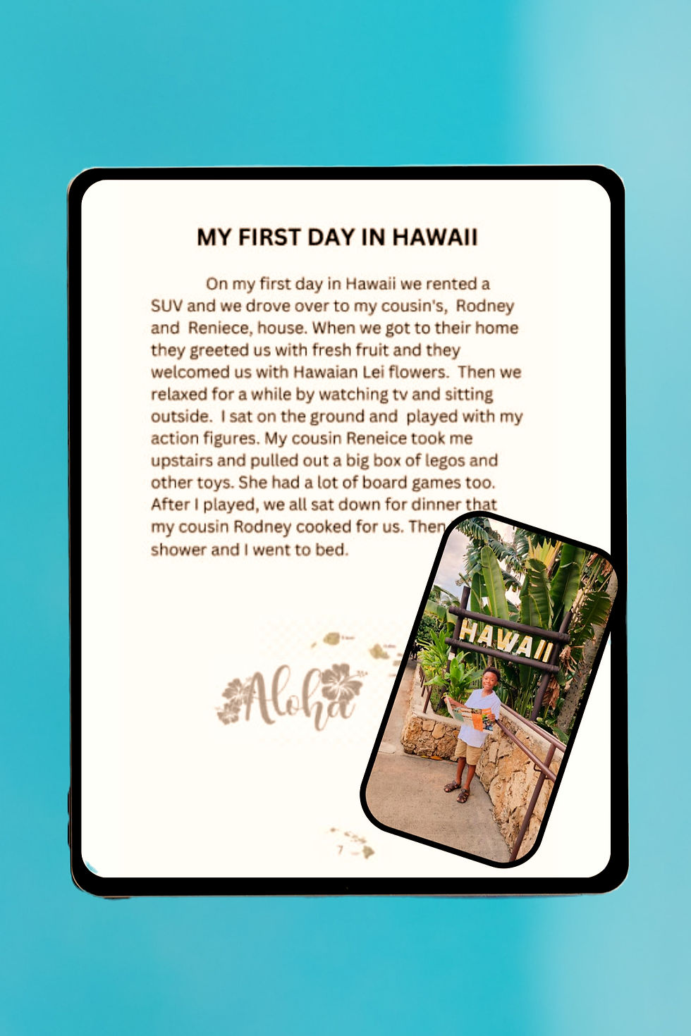 (E-Book): Ade the Explorer My Trip To Hawaii