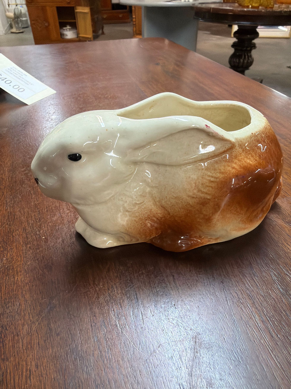 Thumbnail: 1950s MORTON POTTERY PLANTER  "BUNNY"  MCM