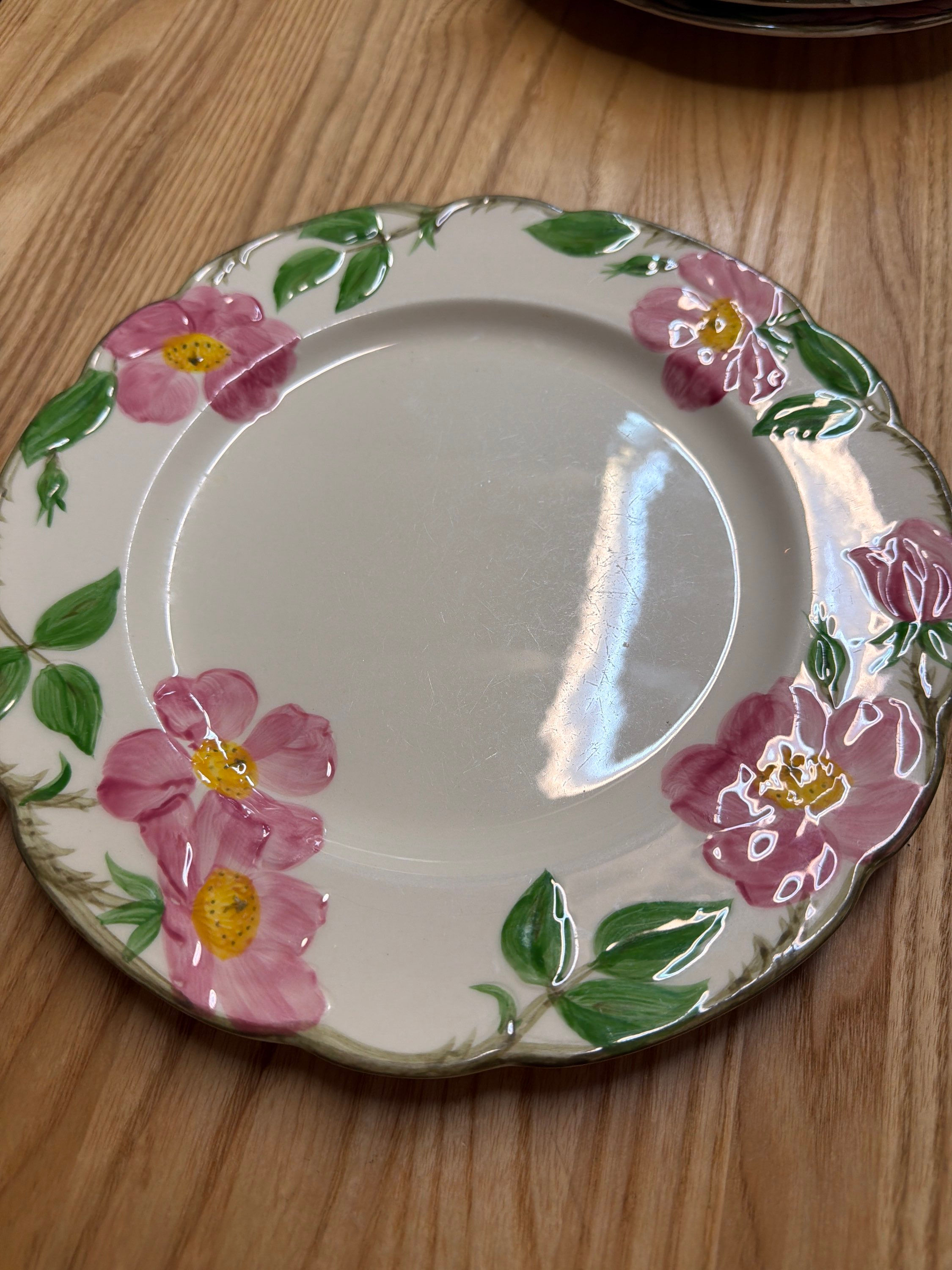 10" DINNER PLATE FRANCISCAN DESERT ROSE