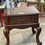 Thumbnail: SQUARE DARK EEND TABLE  with DRAWER