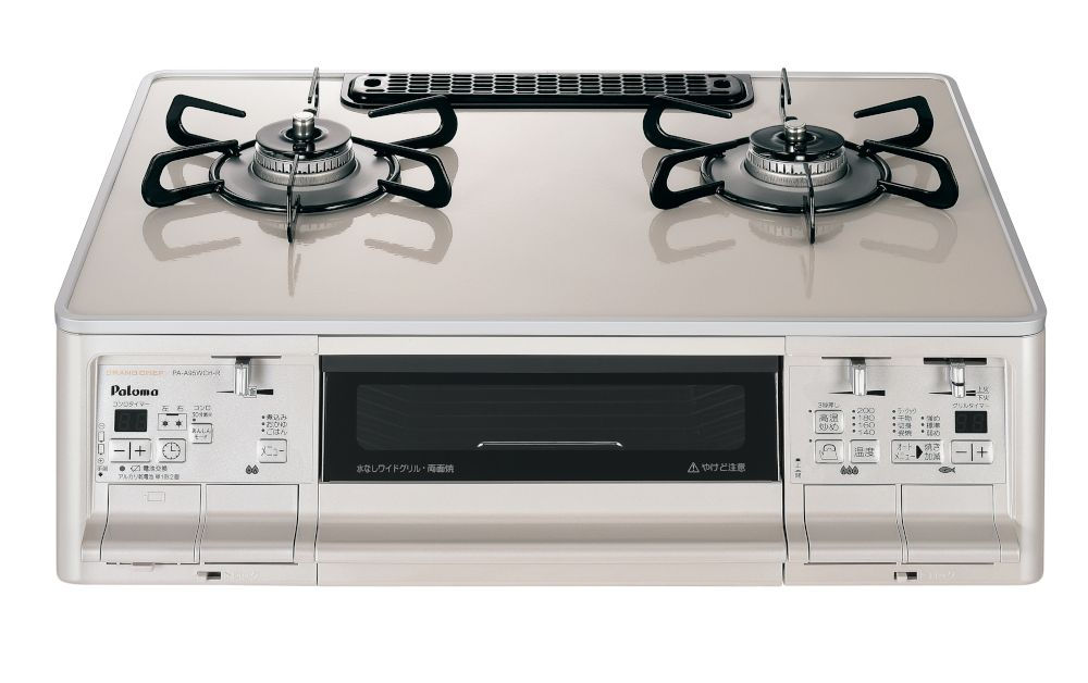 *パロマ|GRAND CHEF |グランドシェフ|ガラスコートトップ|無水両面焼グリル|幅59cm|