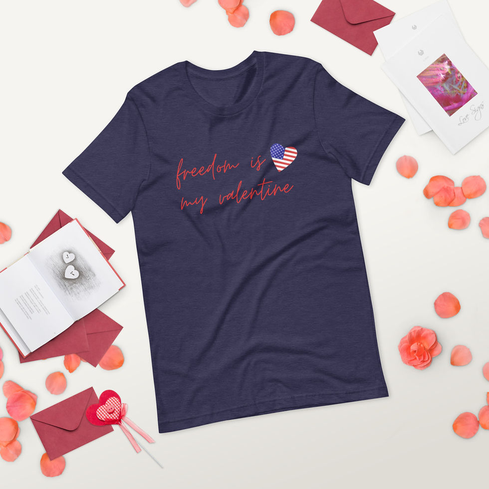 Thumbnail: Freedom is my Valentine Unisex T-Shirt