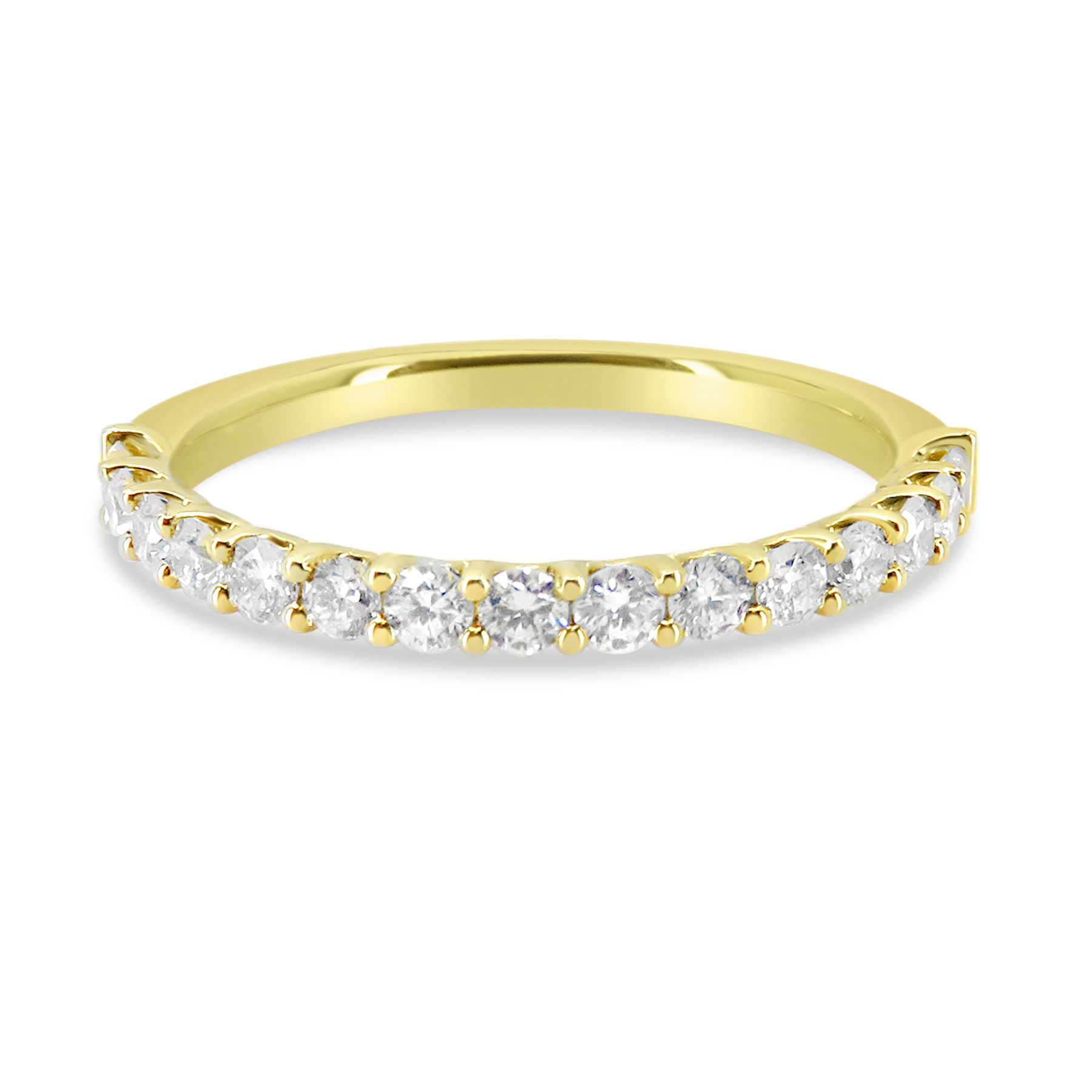 0.43CTTW. CLASSIC U-GALLERY STYLE DIAMOND BAND