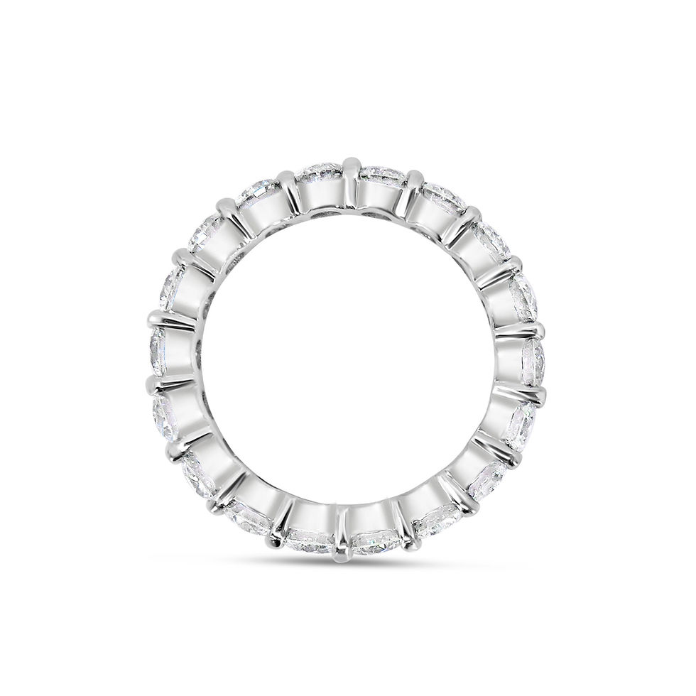 Thumbnail: CLASSIC ROUND DIAMOND SHARED PRONG ETERNITY BAND, 14KTWG, 2.88CTTW