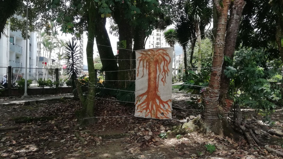 Pintura experimental - Instalación  