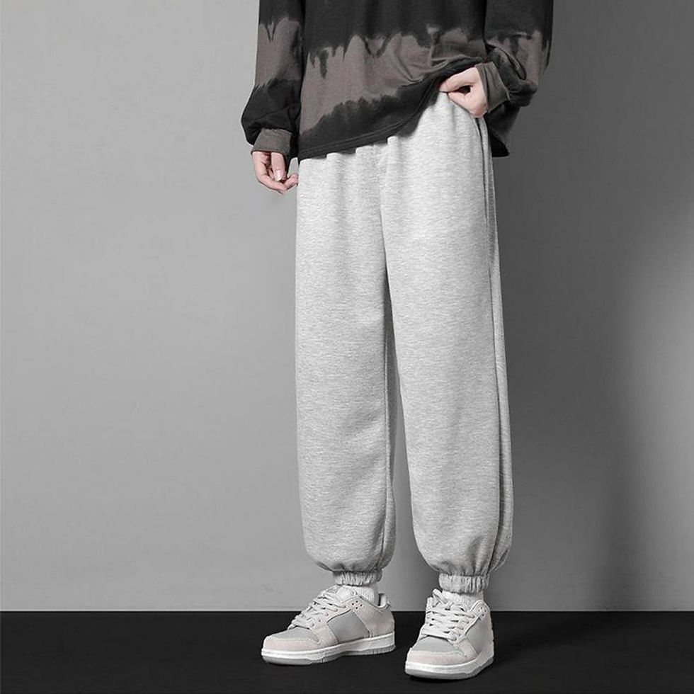 Thumbnail: Men's Casual Loose Ice Silk 3/4 Pants for Spring/Summer