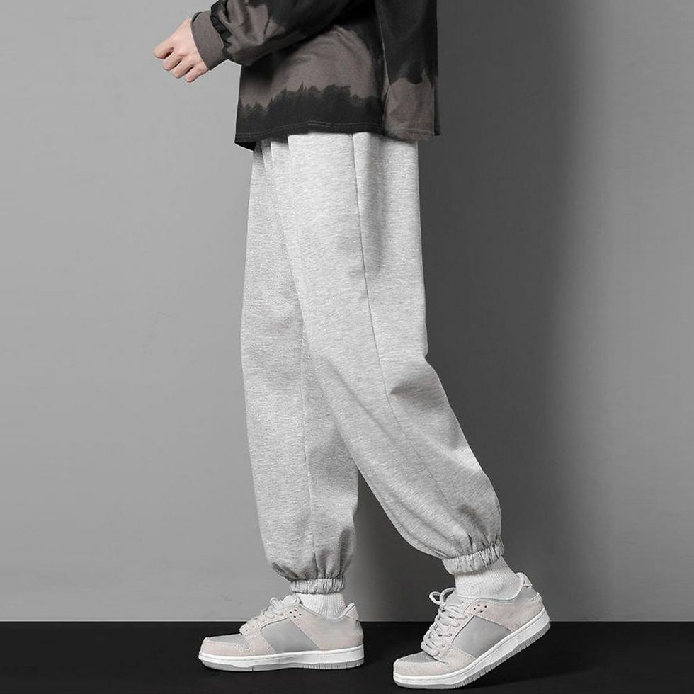 Thumbnail: Men's Casual Loose Ice Silk 3/4 Pants for Spring/Summer