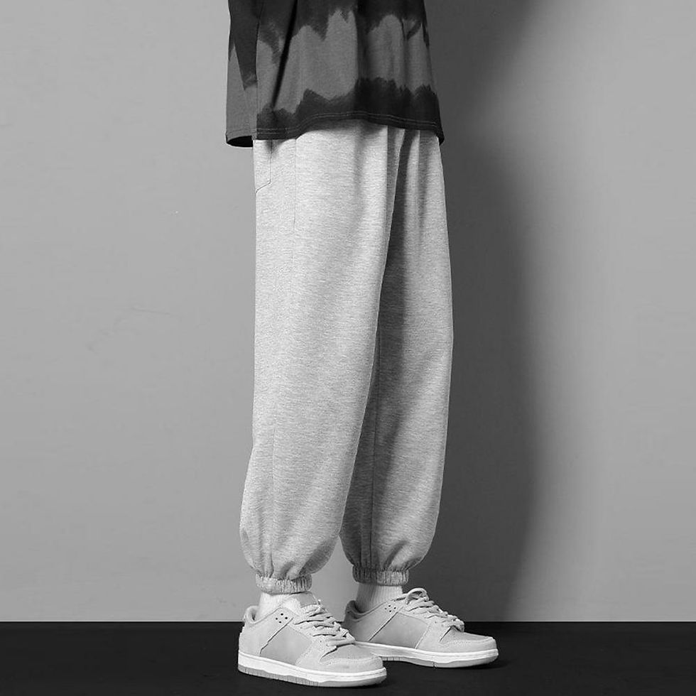 Thumbnail: Men's Casual Loose Ice Silk 3/4 Pants for Spring/Summer