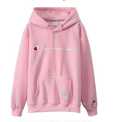 Thumbnail: Fleece Hoodie, Loose-Fit Long Sleeve Sweatshirt