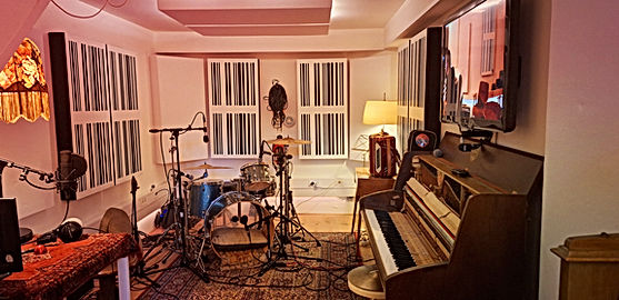Recording room of the studio