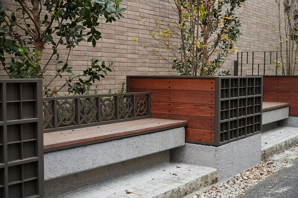 Benches and Planters