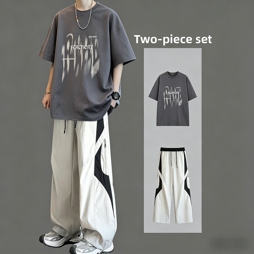 Thumbnail: Cotton Casual Sports Set for Teens