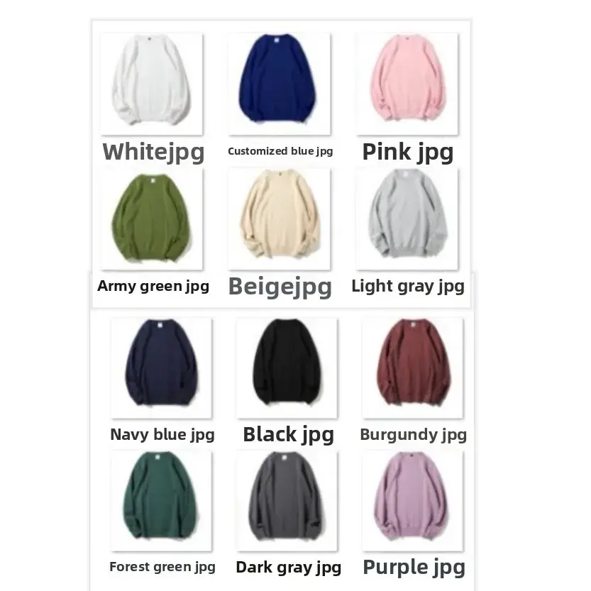 Thumbnail: Foil-pressed lettering long-sleeve crewneck hoodie