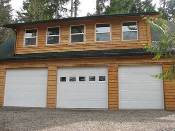 Garage with living space builder washington state